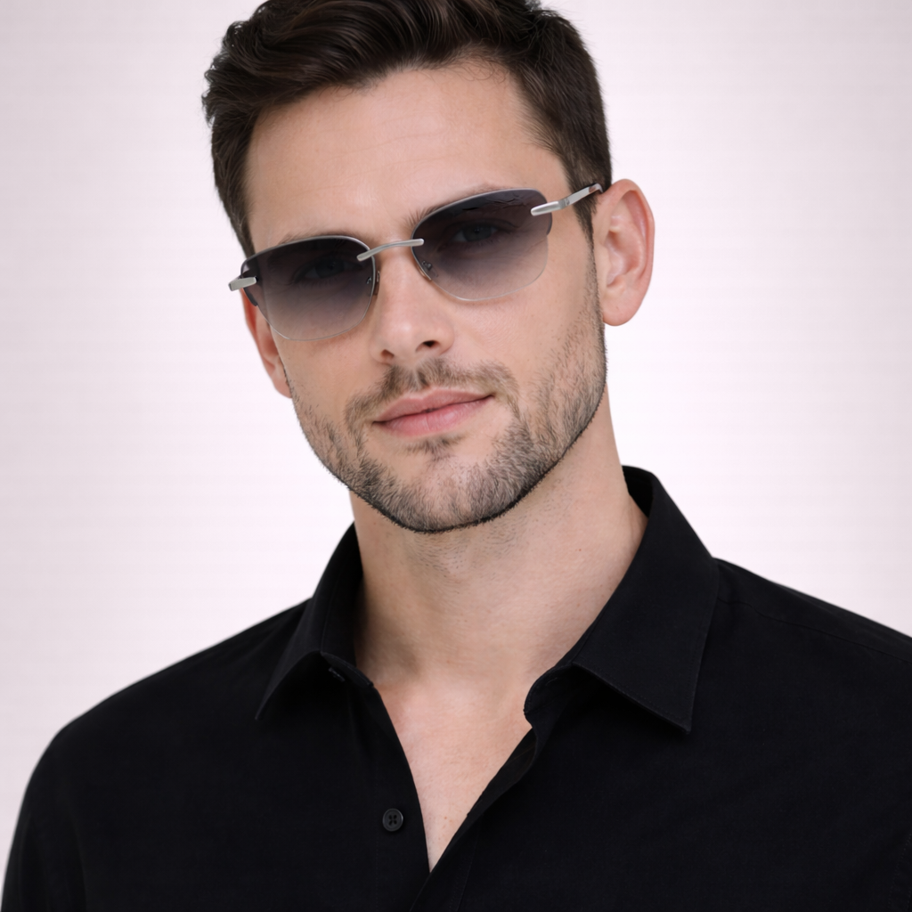 Eclipse Rimless Sunglasses